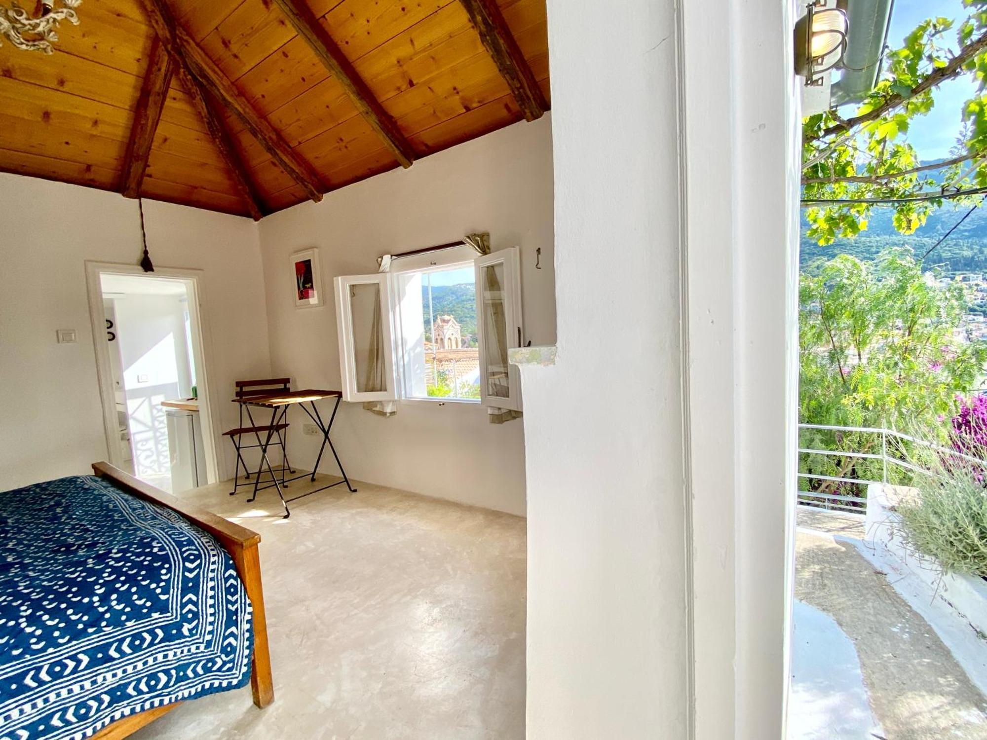 Stylish Vathy Studio With Sea View Exterior foto